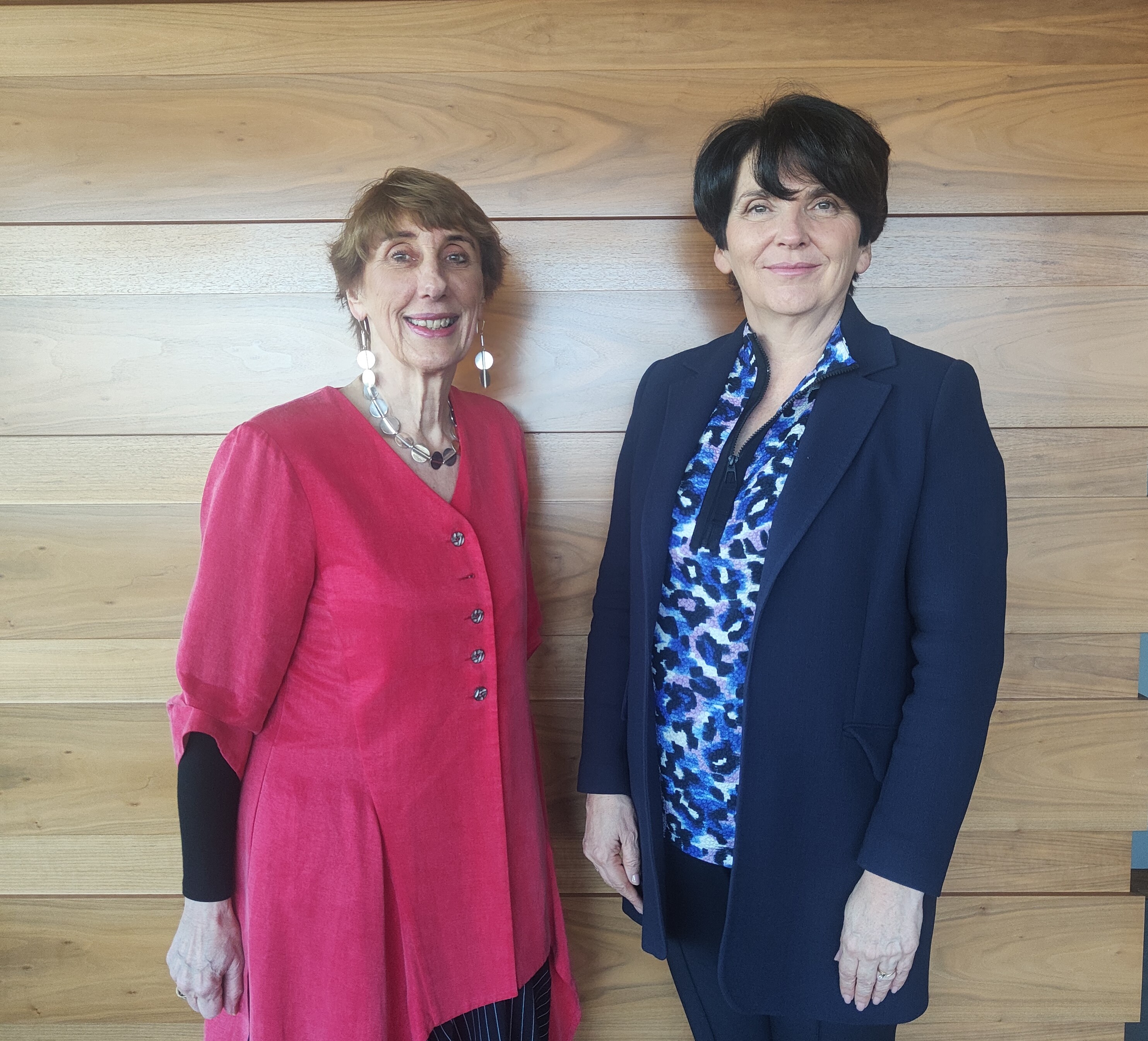 U21 Provost Jenny Dixon with UCD president Orla Feely